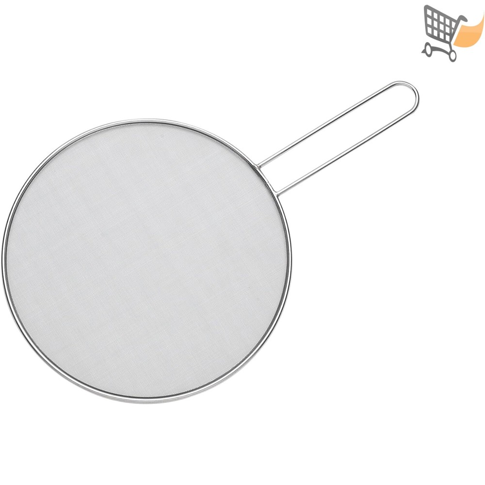 Splatter Screen Stainless Steel 9-Inch Fine Mesh Cover for Cooking and Frying