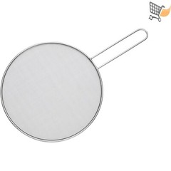 Splatter Screen Stainless Steel 9-Inch Fine Mesh Cover for Cooking and Frying