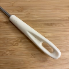Vintage Ekco-Like Black White Plastic Slotted Spatula Turner Utensil Unbranded