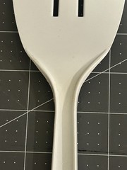 Vintage Tailor Made 2 Slot Spatula Turner Flipper Nylon Plastic White Taylor