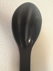 Rubbermaid Black Serving Basting Solid Spoon Nylon Plastic 1973 Vintage USA
