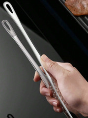1pc Stainless Steel Food Tongs – Long Handle, Non-Slip BBQ & Kitchen Tool – NEW