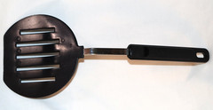 Ekco 400° Spatula Wide Round Nylon Slotted Pancake Turner Black USA