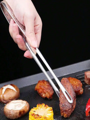1 pc Stainless Steel BBQ Tongs – Long Handle, Non-Slip Grip for Cooking,Grilling