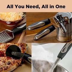 25-Piece Stainless Steel Kitchen Utensil Set | Non-Stick Cooking Gadgets and …