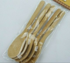 5 Piece Bamboo Utensil Kitchen Wooden Spoon Kitchen Tool ( USA Seller )