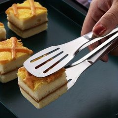 Stainless Steel Kitchen Tongs Serving Utensils BBQ Tongs For Cooking Heavy Duty