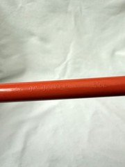 Vintage Dr Oetker 11.5” Round Stirring Spoon Red/Orange Melamine 522 MCM