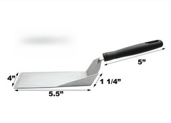 Ergonomic Design Dishwasher safe 11.81 in Stainless Steel Kitchen Spatula