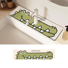 Faucet Mat for Kitchen Sink, 24 inch Long Kitchen Sink Splash Guard Behind Fa…