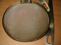 2 INOX Rostfrei Stainless Serving Spoon & Ladel & 4 Unbranded Strainer Soup Lot