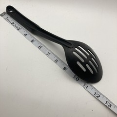 Black Nylon Slotted Cooking Spoon Made In China