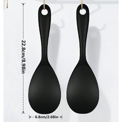 Non-Stick Heat-Resistant Silicone Rice Spoon Easy to Clean Rice Paddle Spoon USA