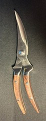 New Out Of box Silver Armadillo Premium Chef Scissors + Silicone Basting Brush