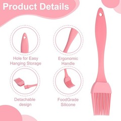 4PCS Silicone oil brush for cooking basting 17 CM GOOD QUALITY & VALUE