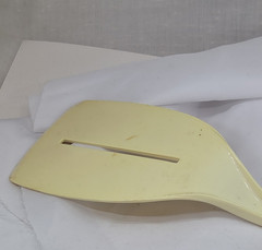 Foley Vintage Off White Nylon Plastic single Slotted Spatula 11.5″