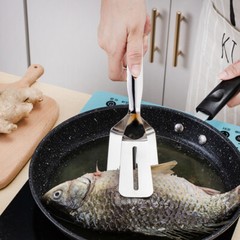 Steak Clamp Stainless Steel Food Clip Tongs Bread Meat BBQ Kitchen Cooking Tool