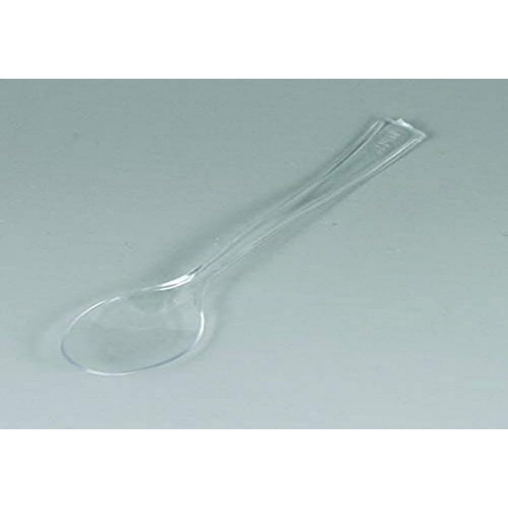 Elegant Mini Appetizer Spoons for Tasting Parties Plastic Tiny Tasters