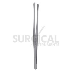 BBQ Kitchen Cooking Tweezers Tongs 12″ Extra-Long Stainless Steel with Round Tip