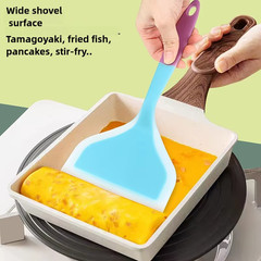 Non-Stick Pan Special Spatula Silica Gel Frying Pan Spatula Wide Surface Silica