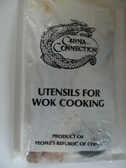 China Connection Utensils for Wok Cooking People’s Republic of China vtg iron