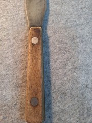 Unbranded Stainless 4″ Spreader Spatula With Wood Handle U.S.A. Possibly Dexter