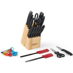 23 Piece Stainless Steel Cutlery Utensil Set Black Dishwasher Safe Kitchen Tools