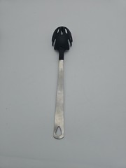 Matching Mixed Lot of 6 Unbranded Kitchen Utensil Supplies Stainless Black Handl