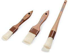 Sparta 4037200 Boarhair 8.25×1 In Flat Pastry Basting Brush Wood Handle Unit