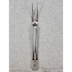 Stainless Steel Meat Fork 13.5 inch 2-Tine Carving BBQ Serving Utensil Silver