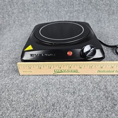 OVENTE Electric Countertop Infrared Burner 7″ Ceramic Glass BGI101B – Works