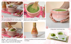 Matcha Whisk & Bowl Set, 8-Piece Ceramic Kit for Traditional Japanese Tea