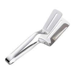 Stainless Steel Steak Clamp Food Bread Meat BBQ Clip Tongs Kitchen Cooking Tool