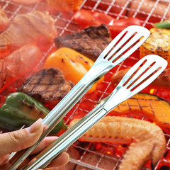 Stainless Steel Kitchen Tongs Serving Utensils BBQ Tongs For Cooking Heavy Duty