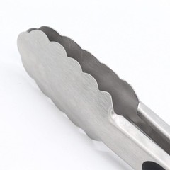 304 STAINLESS STEEL KITCHEN COOKING TONGS 9″ AND 12″ SET OF 4 STURDY GRILLING BA