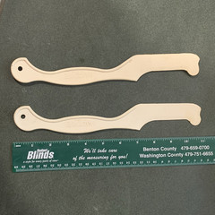 Mayoknife Pat Pending Reusable White Plastic Mayo Spreader Knives, Set of 2