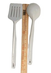 Vintage White Melamine Kitchen Utensil Set JP-630 JP-634 JP-636 China Ware Retro