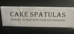NOB 3 Pc Cake Spatula Set 10 8 & 6. Made In China. Stainless Steel