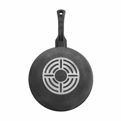 11”W Non-Stick Marble Wok Cooking Frying Gas Stove Burner Cookware Pan Pot