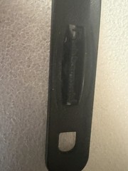 Rubbermaid Black Serving Basting Solid Spoon Nylon Plastic 1973 Vintage USA
