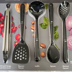 OXO Utensils For Non-Stick Cookware Nylon Non-Slip Heat Resistant Handles U Pick
