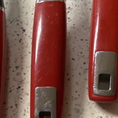 The Pioneer Woman Red Plastic Handle 3-Piece Cooking Utensil Set Spoon Spatula