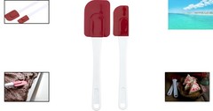 Everyday Silicone Spatulas 2-Pack: Heat Resistant, Non-Stick Safe Kitchen Tool