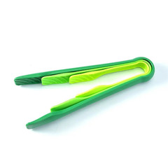 3pcs Plastic Kitchen Tongs Set Non-Slip BBQ Cooking Clips Kitchen Accessories