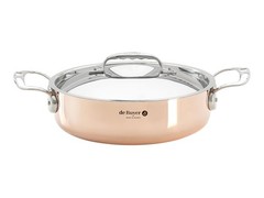 De Buyer Prima Matera low copper/stainless steel pot 24cm induc. Pot / 6241.24