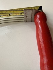 Vintage ANDROCK Wire Pastry Blender Dough Cutter Red Wood Handle Made in USA