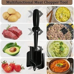 Meat Chopper Mix Chop Chef Masher Pampered Spatula Blades Kitchen Mixer Heat Res