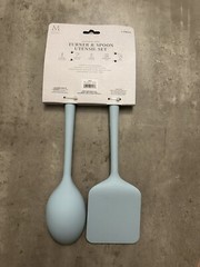 Turner And Spoon Set Of2 Silicone Tool Medici USA 🇺🇸 Seller