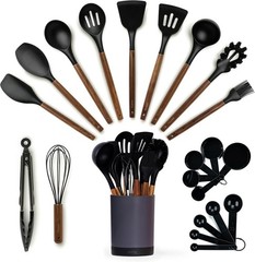 Kitchen Utensils Set – 22-Piece Silicone Cooking Utensils Set, Spatula Set wi…