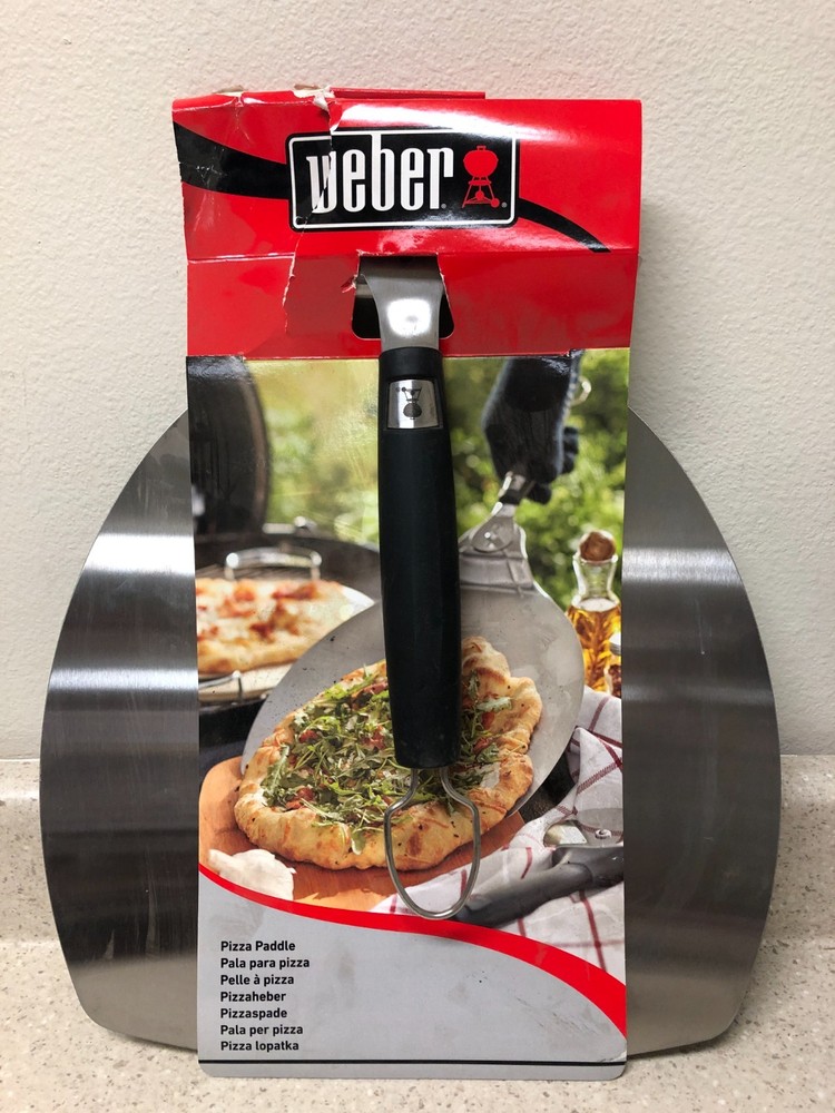 Weber Stainless Steel Silver Pizza Peel 1 pk